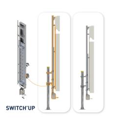4G and 5G antenna support SWITCH'UP