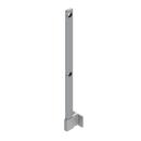 600 straight fixed upright in composite and V plate in aluminum